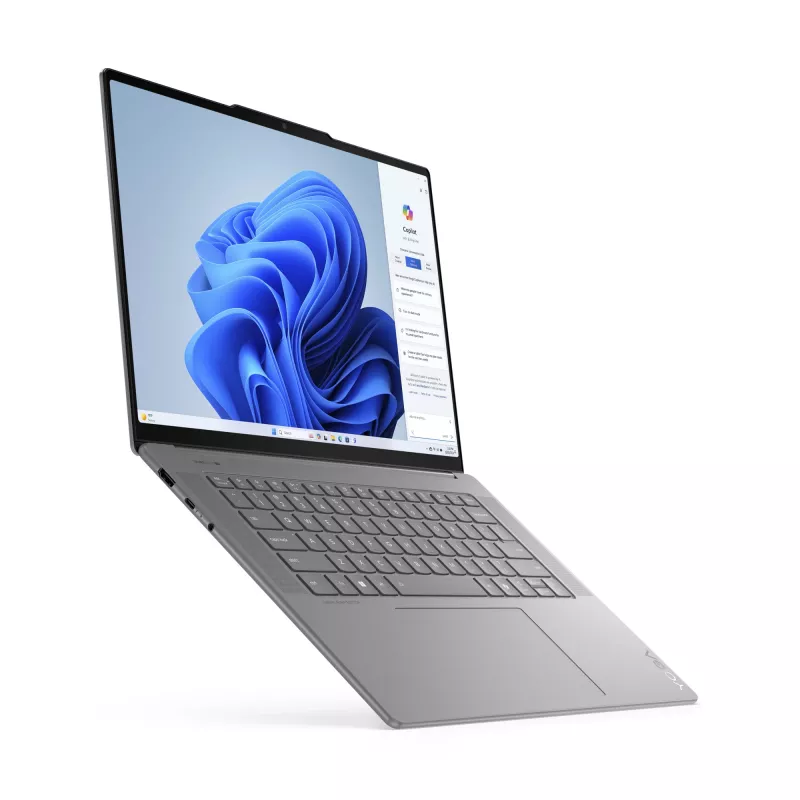 Lenovo Yoga Slim 7 15ILL9 Copilot+ PC Intel Core Ultra 7 256V Portátil 38,9 cm (15,3 polegadas) 2.8K 16 GB LPDDR5x-SDRAM 1 TB SSD Wi-Fi 7 (802.11be) Windows 11 Home alemão cinzento