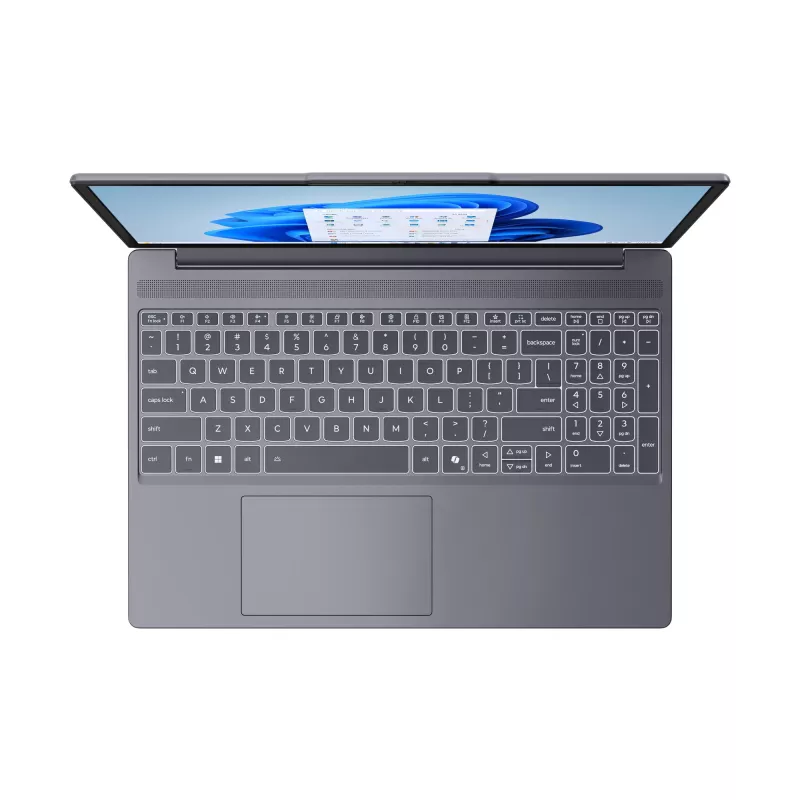 Lenovo IdeaPad Slim 3 15ARP10 AMD Ryzen™ 5 7535HS Portátil 38,9 cm (15,3 polegadas) WUXGA 16 GB DDR5-SDRAM 1 TB SSD Wi-Fi 7 (802.11be) Windows 11 Home alemão cinzento