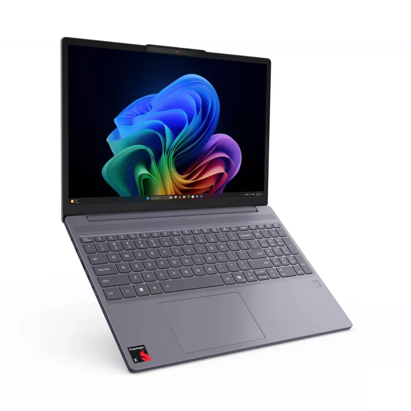 Lenovo IdeaPad Slim 3 15Q8X10 Copilot+ PC Snapdragon X1-26-100 Portátil 38,9 cm (15,3 polegadas) WUXGA 16 GB LPDDR5x-SDRAM 1 TB SSD Wi-Fi 7 (802.11be) Windows 11 Home alemão cinzento