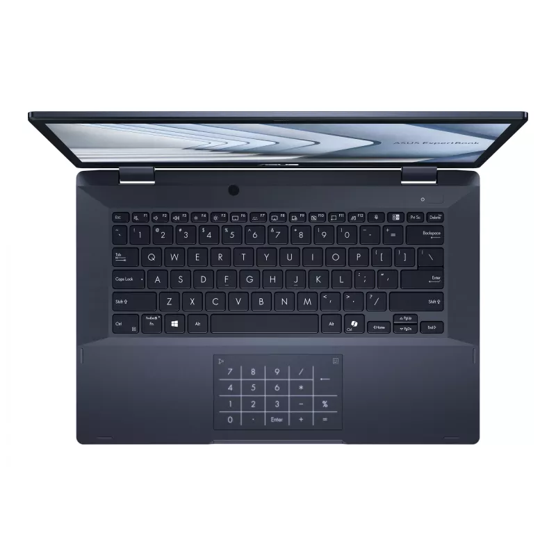 ASUS ExpertBook B3 Flip B3402FVA-LE2540X Intel Core 5 120U Híbrido (2-in-1) 35,6 cm (14 polegadas) Ecrã tátil Full HD 16 GB DDR4-SDRAM 512 GB SSD Wi-Fi 6 (802.11ax) Windows 11 Pro alemão preto