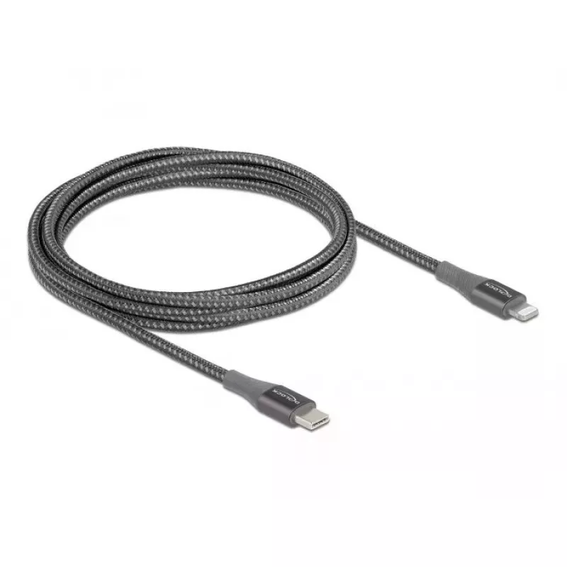 Cabo de dados e carregamento DeLOCK USB Type-C para Lightning 86632