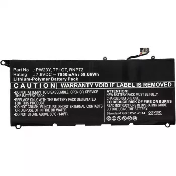 CoreParts bateria para portátil Dell, bateria, DELL, XPS 13 9360, XPS 13 9360-D1605G