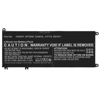 Bateria RAYOVAC CoreParts MBXDE-BA0274 para Dell Inspiron 13 (56,00 Wh, 15,2 V, 3685 mAh)