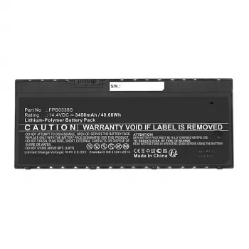 Bateria PNY MBXFU-BA0048 — iões de lítio 3450 mAh, compatível com Fujitsu LifeBook, preto