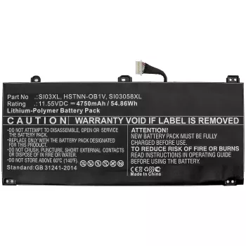 Bateria CoreParts MBXHP-BA0273 peça de substituição para portátil