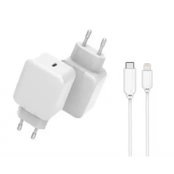 Carregador móvel CoreParts MBXUSB-AC0015 universal branco AC carregamento rápido interior