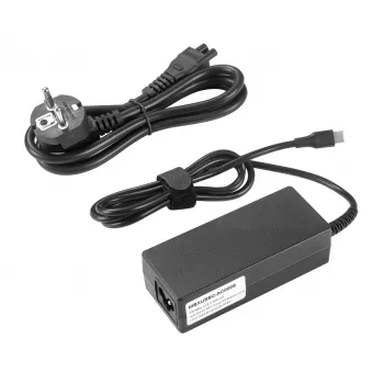 Fonte de alimentação/inversor CoreParts MBXUSBC-AC0009 interior 65 W preto