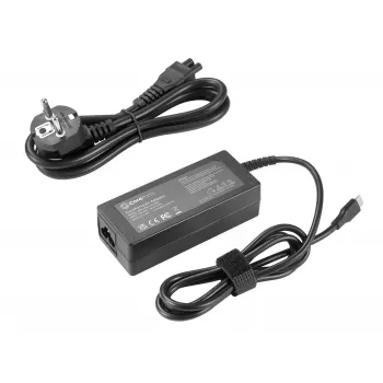 Fonte de alimentação/inversor CoreParts MBXUSBC-AC0009 interior 65 W preto