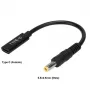 Adaptador de cabo CoreParts MBXUSBC-CO0005 USB C 5,5*2,5 mm preto