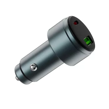 Carregador móvel CoreParts MBXUSBC-DC0005 universal preto USB carregamento rápido interior