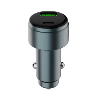 Carregador móvel CoreParts MBXUSBC-DC0005 universal preto USB carregamento rápido interior
