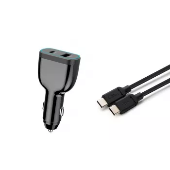 CoreParts MBXUSBC-DC0006 Carregador automóvel USB-C para portáteis, telemóveis e tablets
