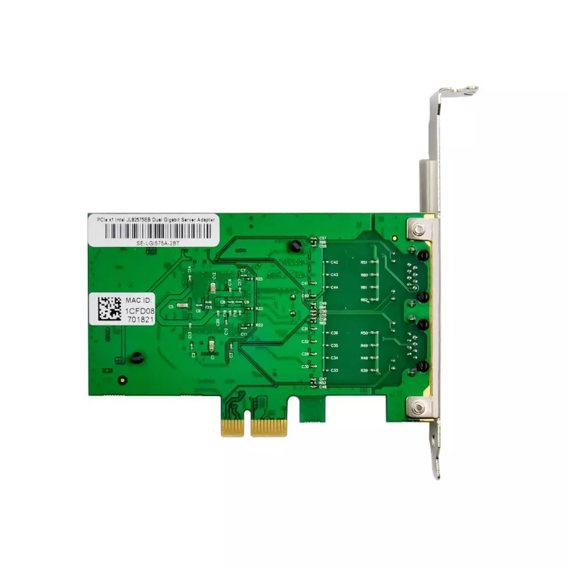 Placa de rede MicroConnect MC-PCIEX1-82575 PCIe x1 Intel 82575 adaptador Ethernet