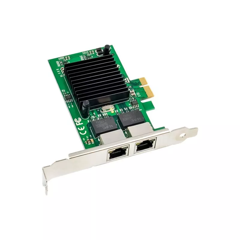 Placa de rede MicroConnect MC-PCIEX1-82575 PCIe x1 Intel 82575 adaptador Ethernet