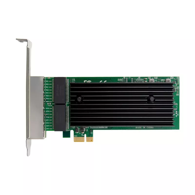 Placa de rede PCIe x1 MicroConnect MC-PCIEX1-82575-Q com controlador Intel 82575