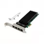 MicroConnect MC-PCIEX1-82576-Q Placa de rede Gigabit de quatro portas, PCIe x1, Intel 82576