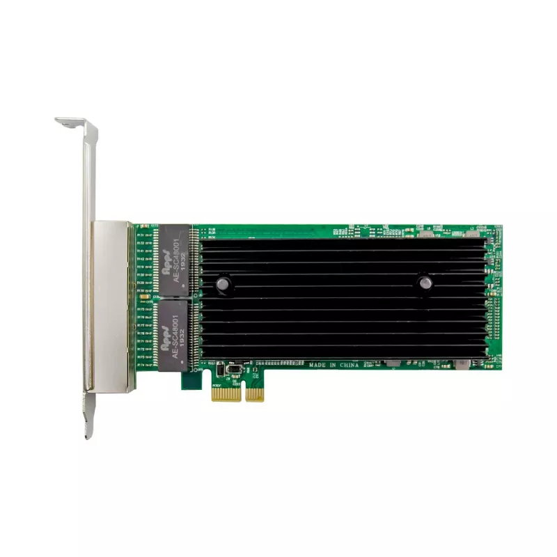 MicroConnect MC-PCIEX1-82576-Q Placa de rede Gigabit de quatro portas, PCIe x1, Intel 82576