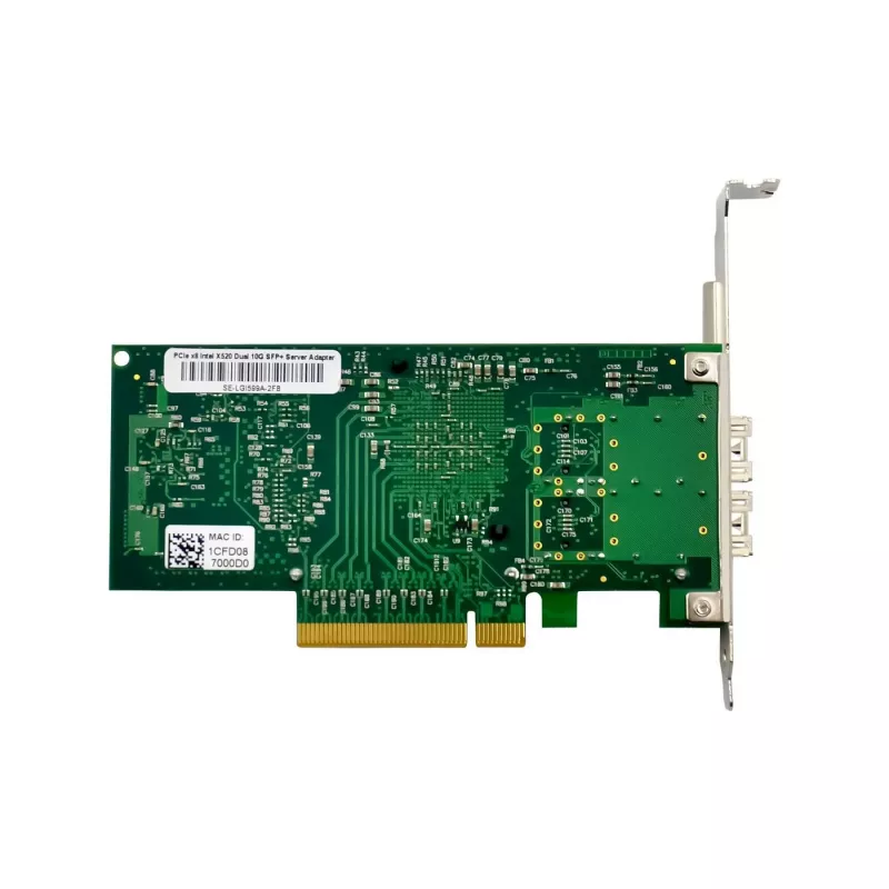 Placa de rede MicroConnect MC-PCIEX8-X520-DA2 PCIe x8 Dual Port