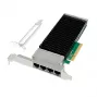 Placa de rede MicroConnect X710-T4 PCIe x8 10GbE 4 portas