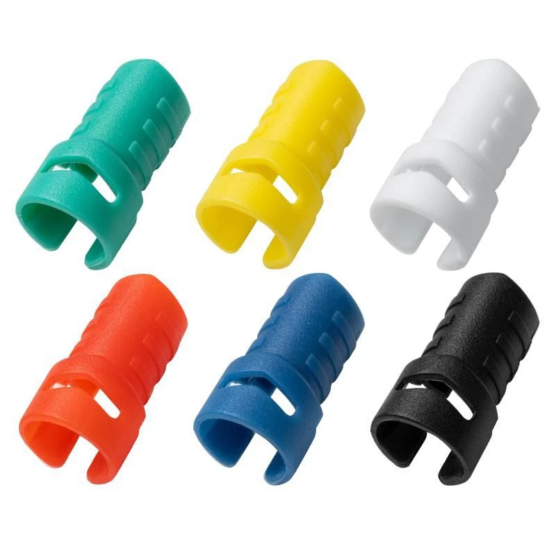 Clips de gestão de cabos MicroConnect MC-SR-Y-USB, suportes flexíveis para cabos USB, amarelo