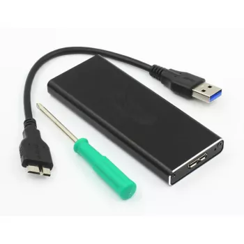 CoreParts MSACSC/USB3.0 caixa para unidade de armazenamento caixa SSD preto