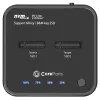 Estação de acoplamento para unidade de armazenamento CoreParts MS-CLONER-NVME USB 3.2 Gen 2 (3.1 Gen 2) Type-C preto