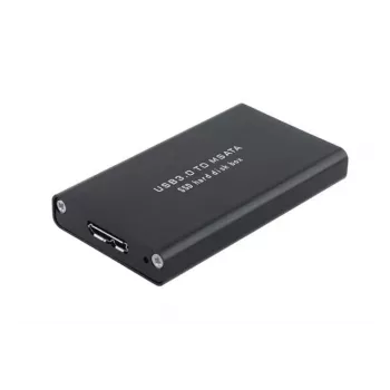CoreParts MSUB3302 Caixa para unidade de armazenamento HDD/SSD Caixa preta
