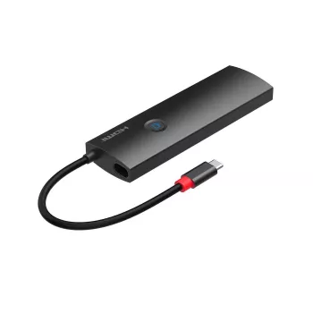 MicroConnect USB3.2CCOM20 Mini dock USB-C para HDMI, 4K 60Hz, RJ45, 3x USB-A