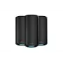 NETGEAR Orbi 970 Series Quad-Band WiFi 7, 3-Pack Quad-band (2.4 GHz / 5 GHz-1 / 5 GHz-2 / 6 GHz) Wi-Fi 6 (802.11ax) preto interno