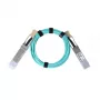 Cabo de fibra ótica InfiniBand BlueOptics QSFP56–QSFP56, 10 m, aqua