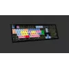 Teclado Logickeyboard Avid Media Composer ASTRA 2 com retroiluminação PC alemão (LKB-MCOM4-A2PC-DE)