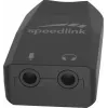 Adaptador de áudio externo USB Speedlink VIGO USB — interface USB, entrada de auscultadores 3,5 mm, preto, 8 g