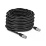 Cabo de rede DeLOCK RJ45 Cat.6A 20 m preto