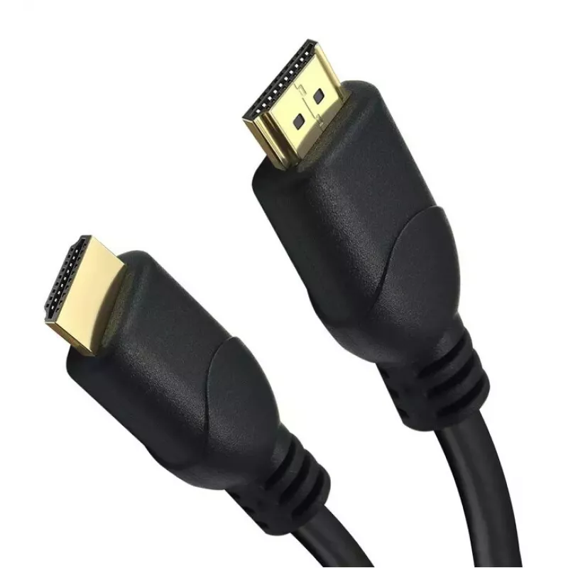 Cabo HDMI helos 288392 – 2 m, HDMI Type-A macho para macho, contactos dourados, ARC, 3D, preto