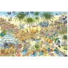 Puzzle Jumbo Jan van Haasteren O Oásis — 1500 peças, 900×600 mm