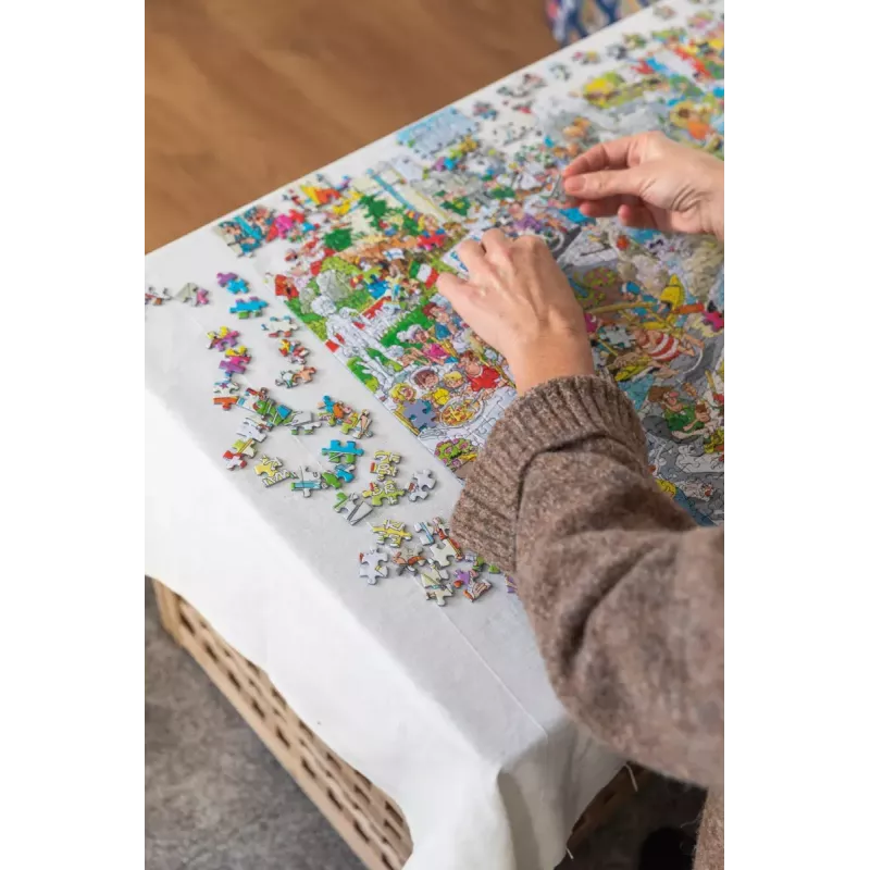 Puzzle Jumbo Jan van Haasteren O Oásis — 1500 peças, 900×600 mm