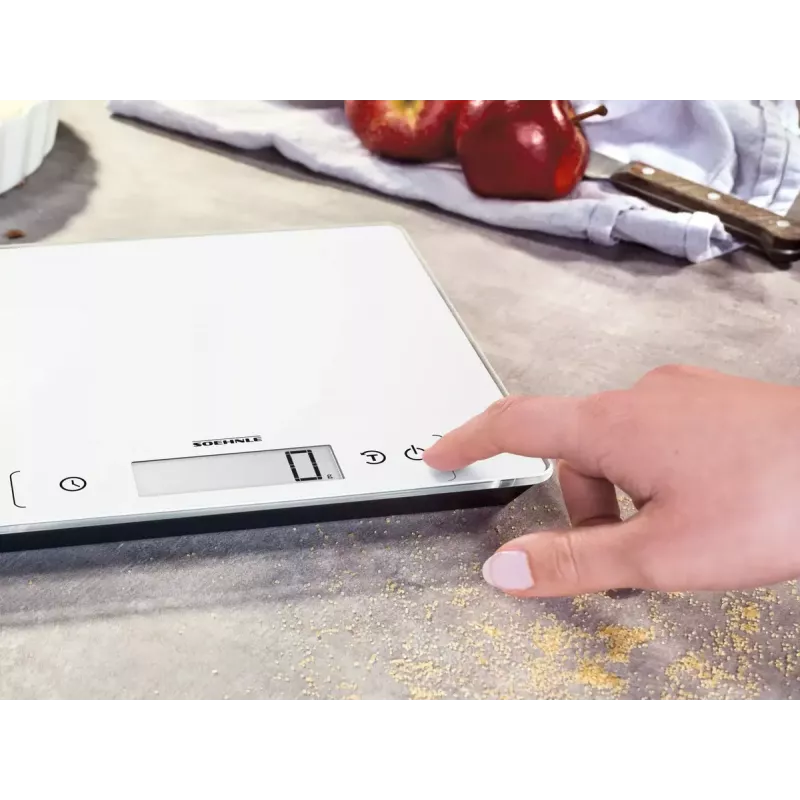 Balança de cozinha eletrónica Soehnle Page Comfort 400 branca