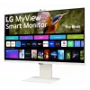 Monitor de computador LG MyView Smart 80 cm (31,5 polegadas) 3840 x 2160 píxeis 4K Ultra HD LCD branco