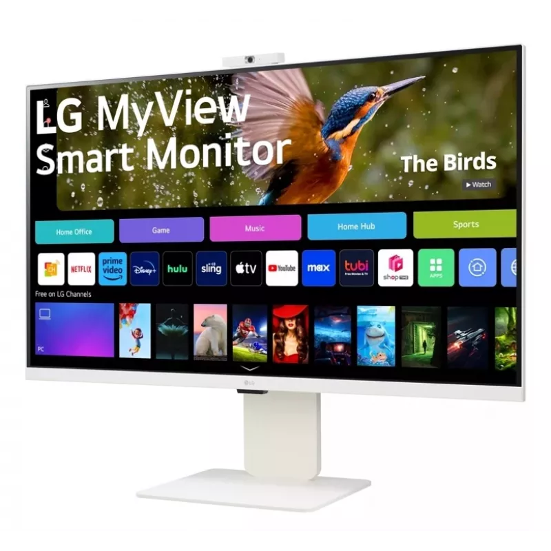 Monitor de computador LG MyView Smart 80 cm (31,5 polegadas) 3840 x 2160 píxeis 4K Ultra HD LCD branco