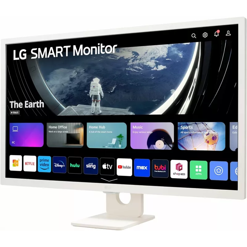 Monitor de computador LG 32SR50F-W 80 cm (31,5 polegadas) 1920 x 1080 píxeis Full HD LED branco