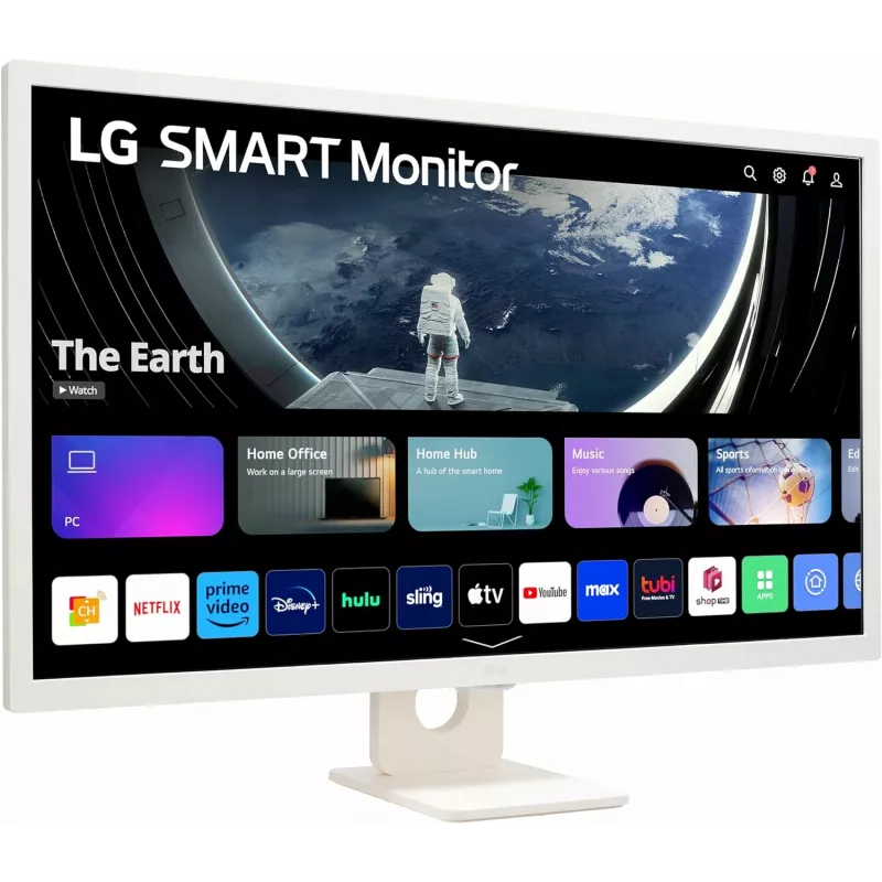 Monitor de computador LG 32SR50F-W 80 cm (31,5 polegadas) 1920 x 1080 píxeis Full HD LED branco
