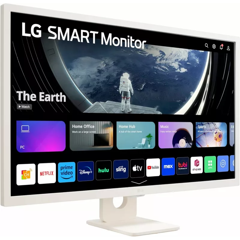 Monitor de computador LG 32SR50F-W 80 cm (31,5 polegadas) 1920 x 1080 píxeis Full HD LED branco