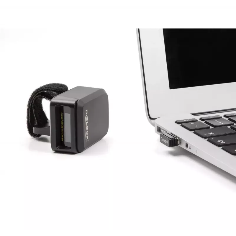 Leitor de códigos de barras portátil DeLOCK 90607 1D 2D sem fios Bluetooth