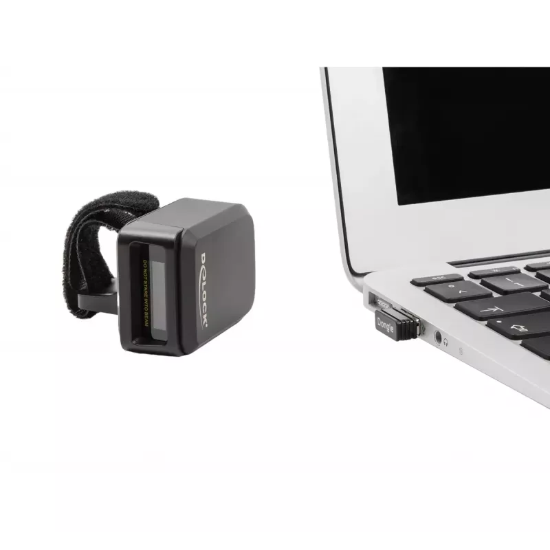 Leitor de códigos de barras portátil DeLOCK 90610 1D 2D sem fios Bluetooth