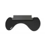 Apoio de antebraço BakkerElkhuizen ErgoSlider+ assimétrico, preto, cinzento-escuro, amarelo, aglomerado de partículas, plástico, poliuretano (PU), aço, fixação por aperto, Taiwan, 310 mm, 665 mm