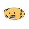 Rato BakkerElkhuizen Handshake esquerdo, para canhotos, design vertical, ótico, RF sem fios + Bluetooth + USB Type-C, 6400 DPI, preto, cinzento