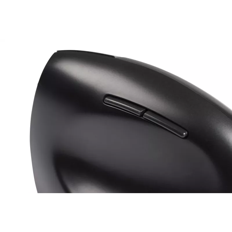 Rato BakkerElkhuizen Handshake direito, para destros, design vertical, ótico, RF sem fios + Bluetooth + USB Type-C, 6400 DPI, preto, cinzento