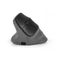 Rato BakkerElkhuizen PRF Pro esquerdo, para canhotos, design vertical, ótico, RF sem fios + Bluetooth + USB Type-C, 2400 DPI, preto, cinzento