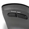 Rato BakkerElkhuizen PRF Pro esquerdo, para canhotos, design vertical, ótico, RF sem fios + Bluetooth + USB Type-C, 2400 DPI, preto, cinzento