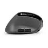 Rato BakkerElkhuizen MidWay esquerdo, para canhotos, design vertical, ótico, RF sem fios + Bluetooth + USB Type-C, 2400 DPI, cinzento, preto